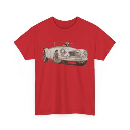 T-Shirt, MG A, Tusche, Monochrom, Crazy D. – Bild 9