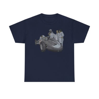 T-Shirt, Mercedes W196 Silberpfeil, Boxenstop 1954 – Bild 3
