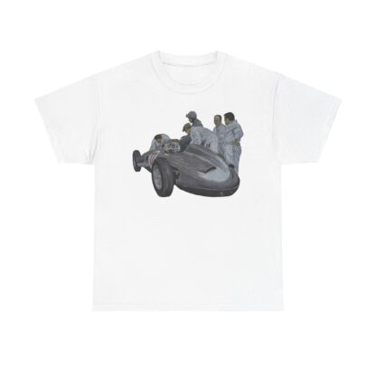 T-Shirt, Mercedes W196 Silberpfeil, Boxenstop 1954 – Bild 7