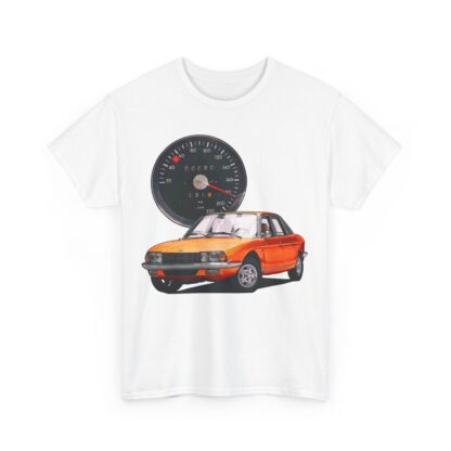 T-Shirt, NSU Ro80, Orange, Vmax mit Tacho – Bild 2