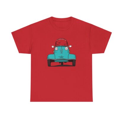 T-Shirt, Messerschmitt Kabinenroller, Strichzeichnung, Grün – Bild 11