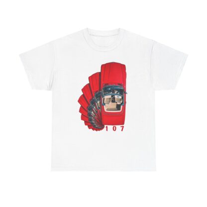 T-Shirt, Mercedes R107 SL - Schnecke, Rot – Bild 2
