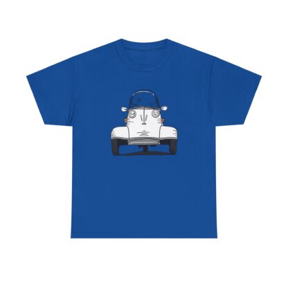 T-Shirt, Messerschmitt Kabinenroller, Strichzeichnung, Weiß – Bild 8