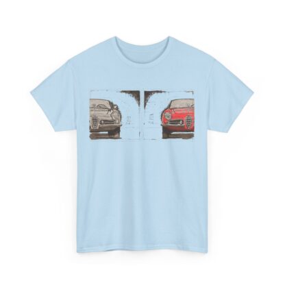 T-Shirt, Alfa Romeo Giulietta, Tusche, Rot, Side by Side – Bild 4