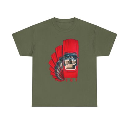 T-Shirt, Mercedes R107 SL - Schnecke, Rot – Bild 5