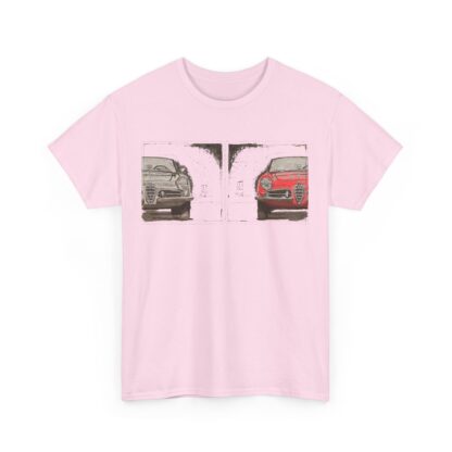 T-Shirt, Alfa Romeo Giulietta, Tusche, Rot, Side by Side – Bild 5