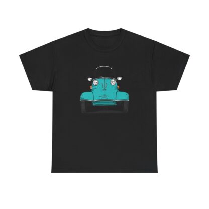 T-Shirt, Messerschmitt Kabinenroller, Strichzeichnung, Grün – Bild 3