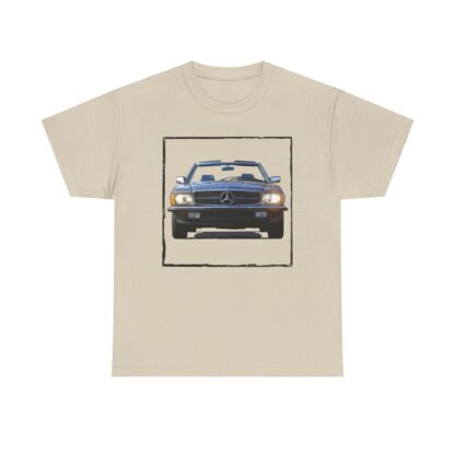 T-Shirt, Mercedes SL R107 - Vorder- und Rückseite bedruckt – Bild 5