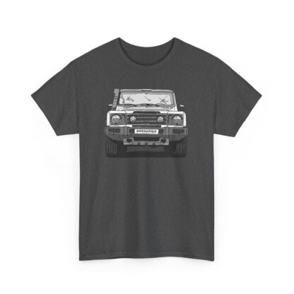 T-Shirt, Grenadier, Strichzeichnung, Scottish White, personalisierbar