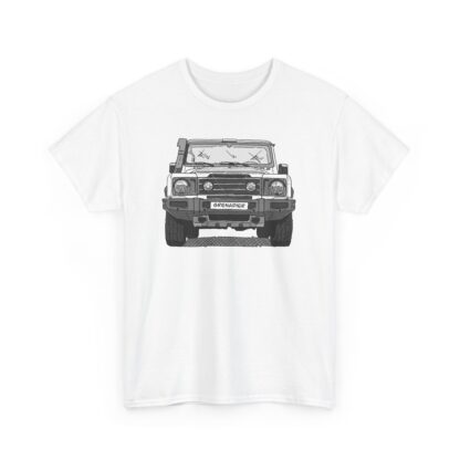 T-Shirt, Grenadier, Strichzeichnung, Scottish White, personalisierbar – Bild 2