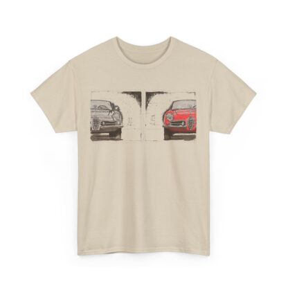 T-Shirt, Alfa Romeo Giulietta, Tusche, Rot, Side by Side