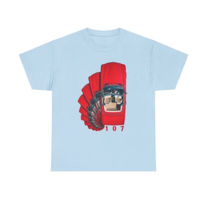 T-Shirt, Mercedes R107 SL - Schnecke, Rot – Bild 7