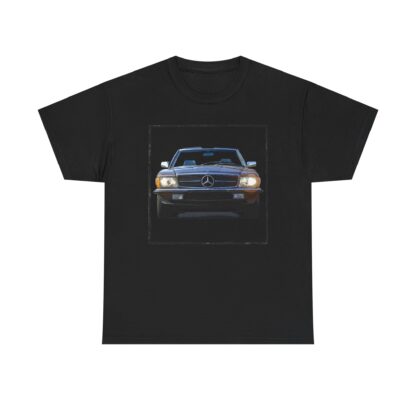 T-Shirt, Mercedes SL R107 - Vorder- und Rückseite bedruckt – Bild 3