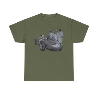T-Shirt, Mercedes W196 Silberpfeil, Boxenstop 1954 – Bild 6