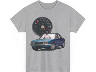 T-Shirt, NSU Ro80, Blau, Vmax mit Tacho