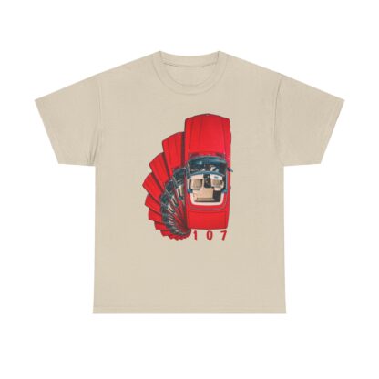 T-Shirt, Mercedes R107 SL - Schnecke, Rot – Bild 4