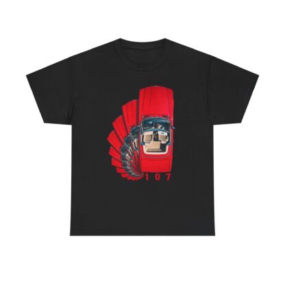 T-Shirt, Mercedes R107 SL - Schnecke, Rot – Bild 3