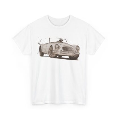 T-Shirt, MG A, Tusche, Monochrom, Crazy D. – Bild 4