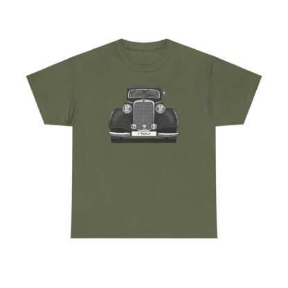 T-Shirt, Mercedes W136, 170V, Strichzeichnung, Schwarz, Wunschkennzeichen möglich – Bild 11