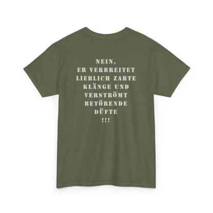 T-Shirt, VW Bulli T1 Rot - Vorder- und Rückseite bedruckt, weiße Schrift – Bild 6