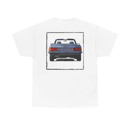 T-Shirt, Mercedes SL R107 - Vorder- und Rückseite bedruckt – Bild 2
