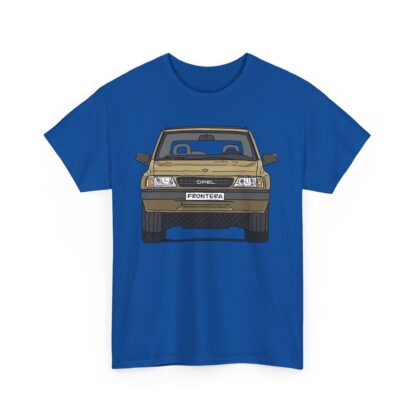 T-Shirt, Opel Frontera A, Strichzeichnung, Sand, personalisierbar – Bild 8