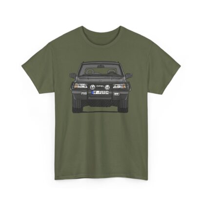 T-Shirt, Opel Frontera A, Strichzeichnung, Schwarz, HF FU 93H – Bild 4