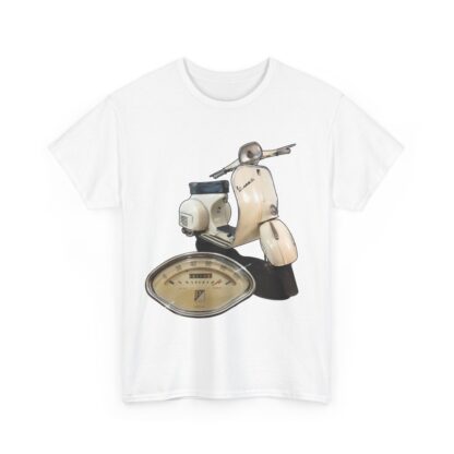 T-Shirt, Vespa GL 150, Elfenbein, Vmax mit Tacho – Bild 2