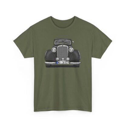 T-Shirt, Mercedes W136, 170V, Strichzeichnung, Schwarz, NU JO 51H – Bild 11