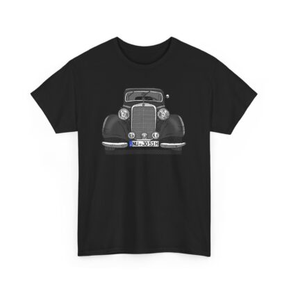 T-Shirt, Mercedes W136, 170V, Strichzeichnung, Schwarz, NU JO 51H – Bild 10