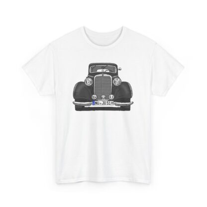 T-Shirt, Mercedes W136, 170V, Strichzeichnung, Schwarz, NU JO 51H – Bild 9