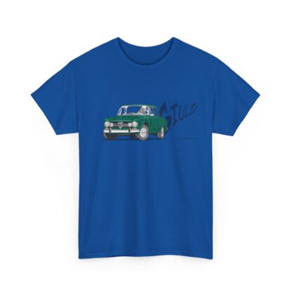 T-Shirt, Alfa Romeo Giulia, Strichzeichnung, Grün, personalisierbar – Bild 7