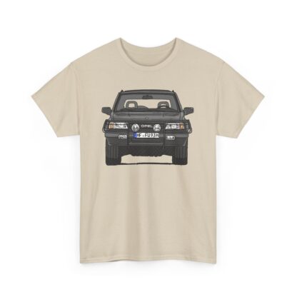 T-Shirt, Opel Frontera A, Strichzeichnung, Schwarz, HF FU 93H – Bild 3