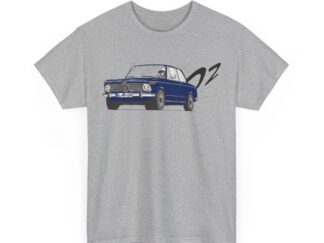 T-Shirt, BMW 02, Strichzeichnung, Blau, GL RB 410H
