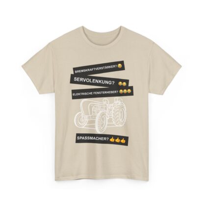 T-Shirt, Porsche Diesel P133, Weiß, Deutscher Text, Spaßmacher – Bild 3