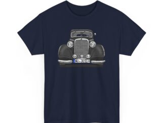 T-Shirt, Mercedes W136, 170V, Strichzeichnung, Schwarz, NU JO 51H