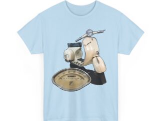 T-Shirt, Vespa VBB 150, Elfenbein, Vmax mit Tacho