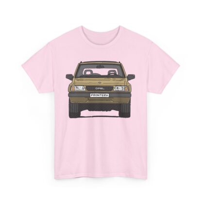 T-Shirt, Opel Frontera A, Strichzeichnung, Sand, personalisierbar – Bild 10