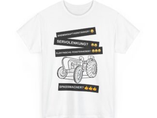 T-Shirt, Porsche Diesel P133, Schwarz, Deutscher Text, Spaßmacher