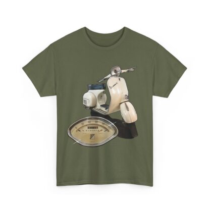 T-Shirt, Vespa GL 150, Elfenbein, Vmax mit Tacho – Bild 5