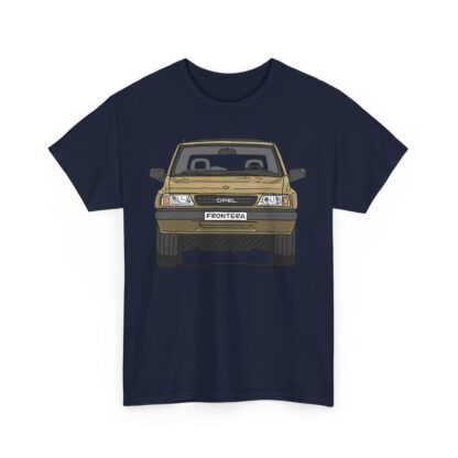 T-Shirt, Opel Frontera A, Strichzeichnung, Sand, personalisierbar – Bild 9