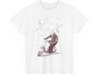 T-Shirt, Vespa Faro Basso, Weiß, ohne Wespe