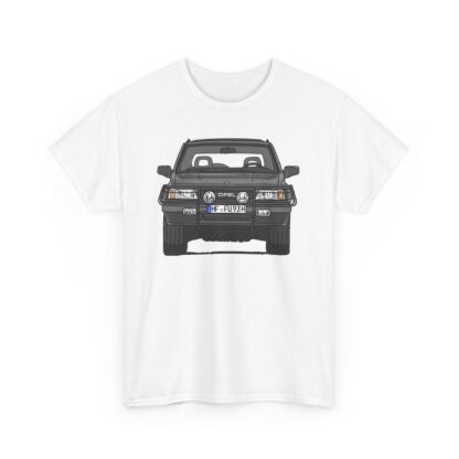 T-Shirt, Opel Frontera A, Strichzeichnung, Schwarz, HF FU 93H