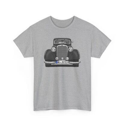 T-Shirt, Mercedes W136, 170V, Strichzeichnung, Schwarz, NU JO 51H – Bild 2