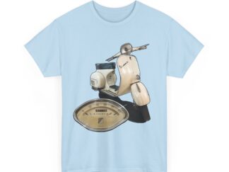 T-Shirt, Vespa GL 150, Elfenbein, Vmax mit Tacho