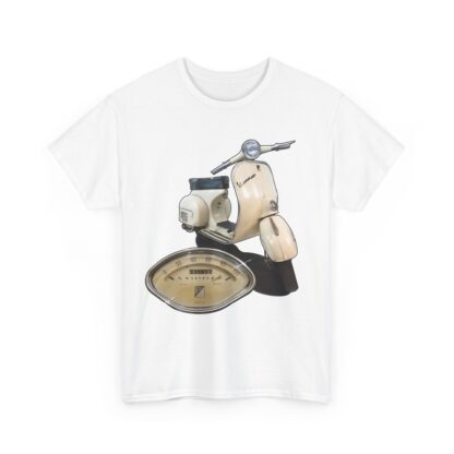 T-Shirt, Vespa VBB 150, Elfenbein, Vmax mit Tacho – Bild 2