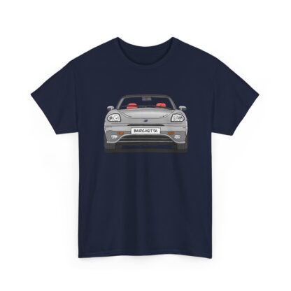T-Shirt, Fiat Barchetta, Strichzeichnung, Silber, eigenes Kennzeichen möglich – Bild 9