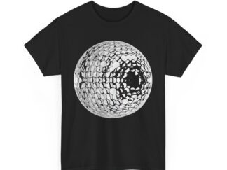 T-Shirt, Golfball extra groß, edler Druck, shabby chic
