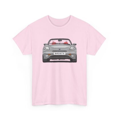 T-Shirt, Fiat Barchetta, Strichzeichnung, Silber, eigenes Kennzeichen möglich – Bild 10