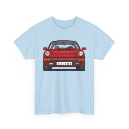 T-Shirt, Porsche 911, G-Modell, Coupé, Strichzeichnung, Rot, Wunschkennzeichen möglich – Bild 7